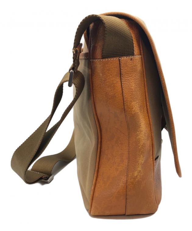 中古・古着通販】PRADA (プラダ) キャンバスレザー切替ショルダー