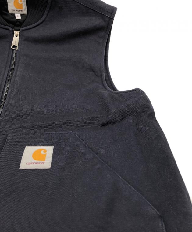 Carhartt WTAPS ネイビー ベスト Wtaps×Carharttベスト ネイビーS 美品 ダックベスト ネイビー コラボ