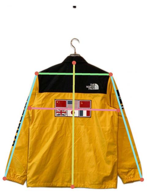Supreme イエロー ナイロン コーチジャケット 中古・古着通販】SUPREME (シュプリーム) THE NORTH FACE (ザ ノース