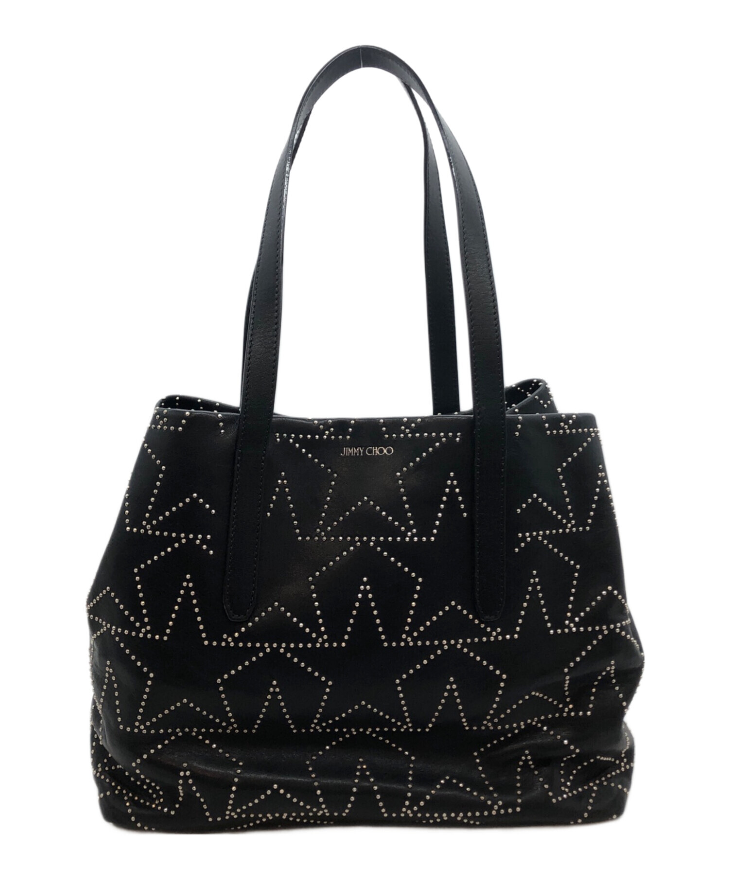 中古・古着通販】JIMMY CHOO (ジミーチュウ) スタースタッズ レザー