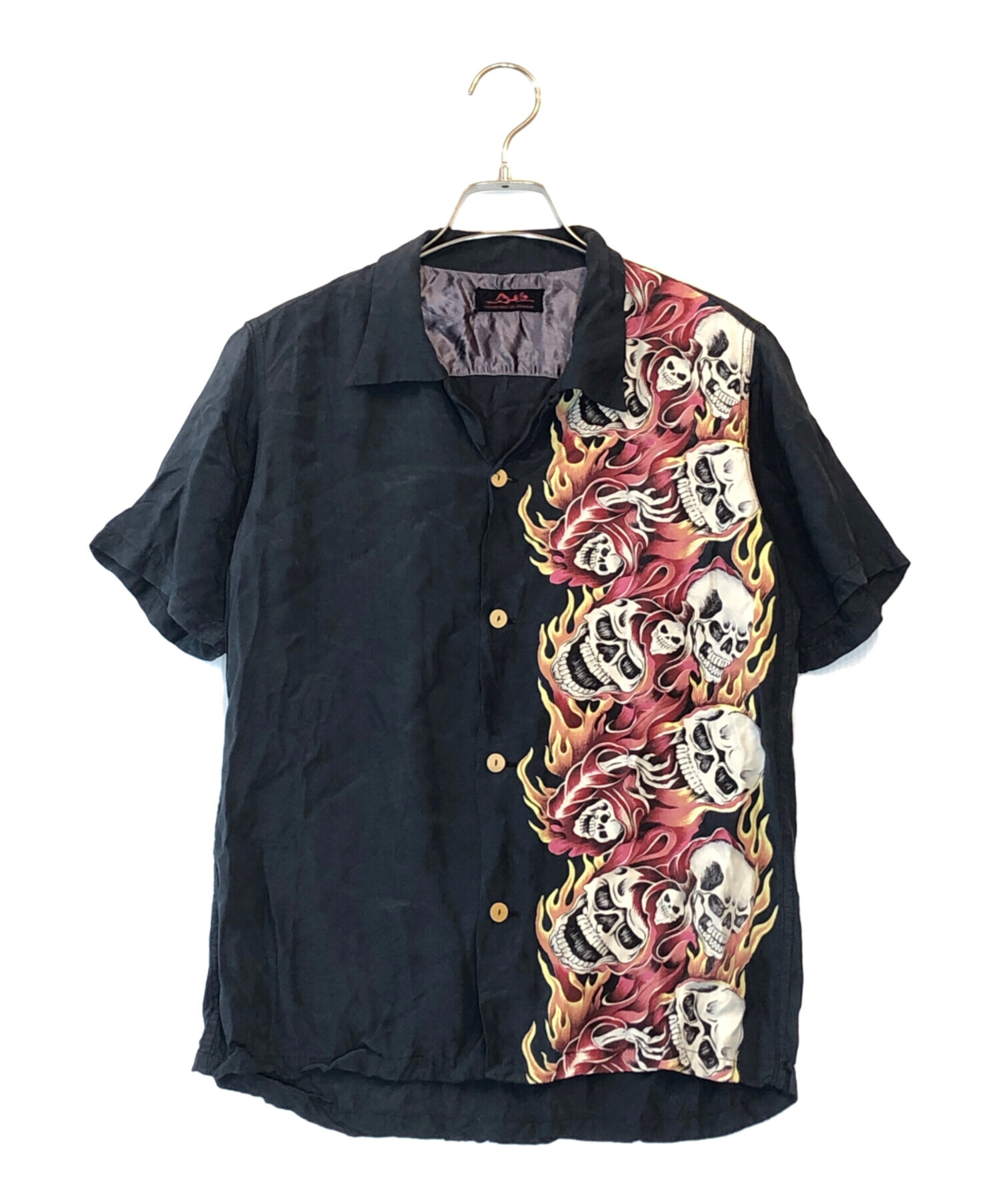 あ*ん様 激レア ヒステリックグラマー HYSTERIC FLAME ON タン 中古・古着通販】Hysteric Glamour (ヒステリックグラマー) FIRE SKULL