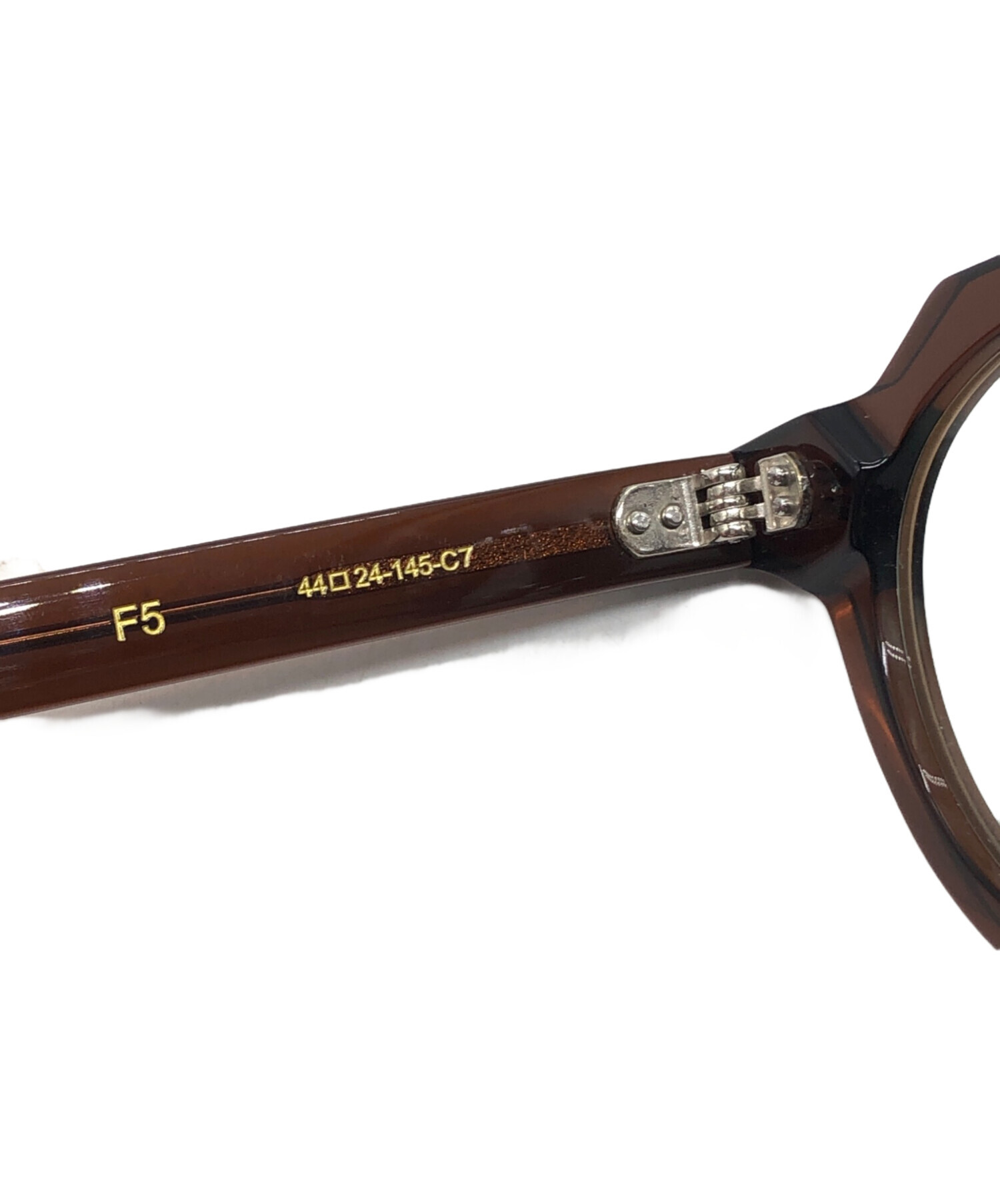 フュー FEW F5 C9 DARK BROWN HABANA 眼鏡 ブラウン サイズ：44□24 