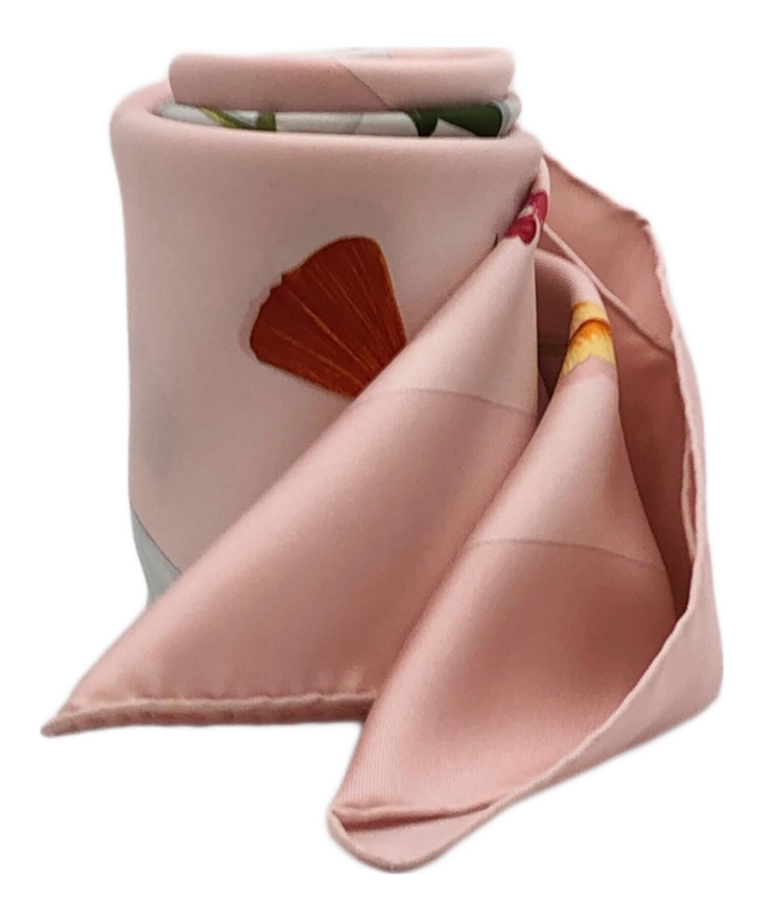 未使用 HERMES スカーフ カレ90 〈花の手紙〉 HERMES】【Des fleurs pour le dire】【フランス製】エルメス『カレ90
