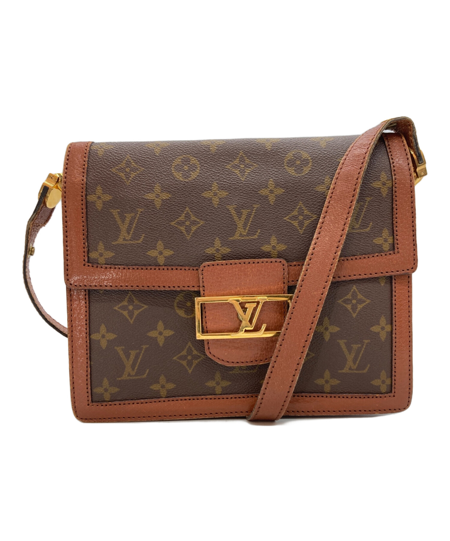 【LOUIS VUITTON】ルイ・ヴィトン サックドフィーヌ ヴィンテージ M51410 モノグラムキャンバス 茶 レディース ショルダーバッグ LOUIS VUITTON】ルイヴィトン『モノグラム サック ドーフィーヌ