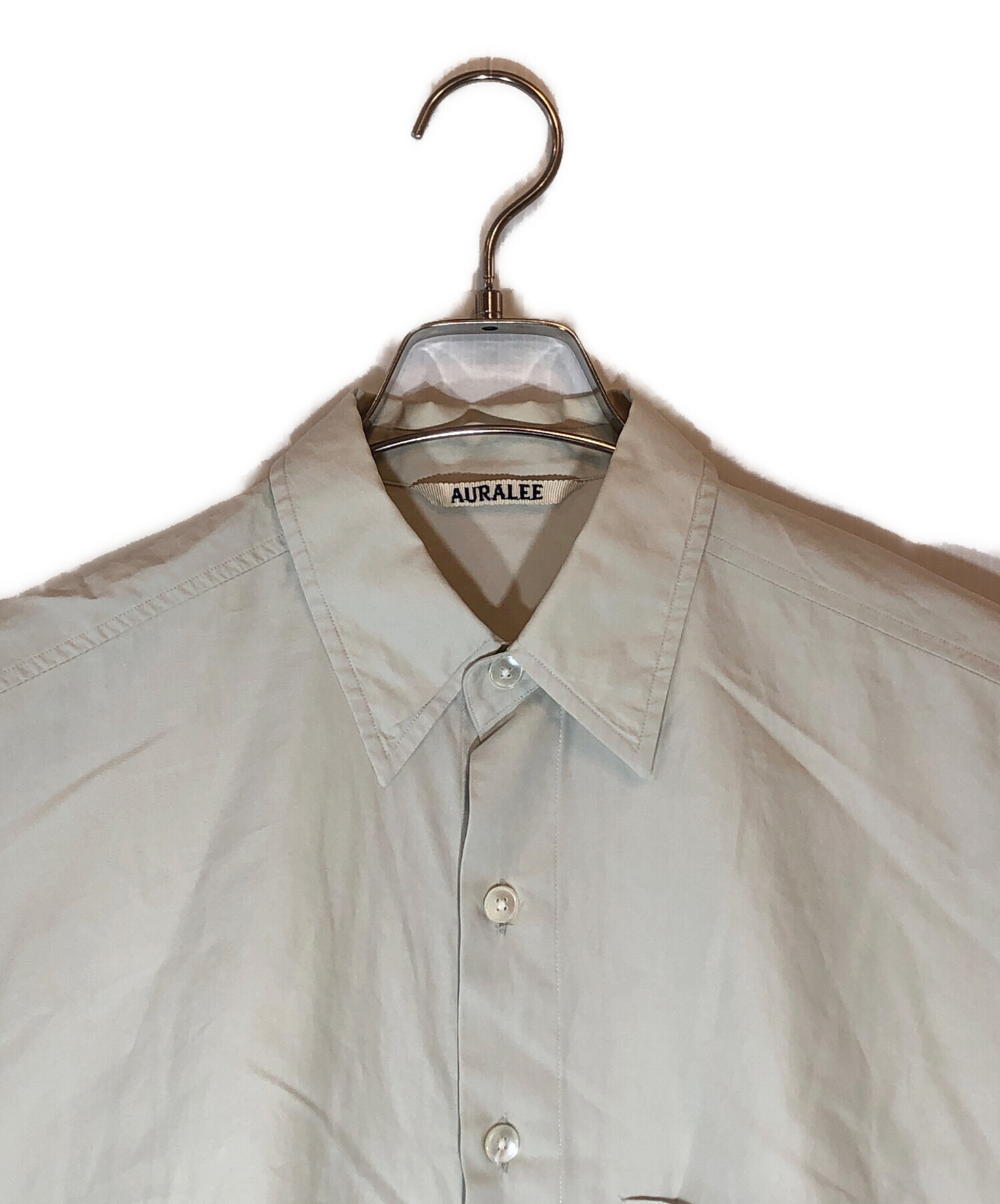 中古・古着通販】AURALEE (オーラリー) WASHED FINX TWILL BIG SHIRTS 