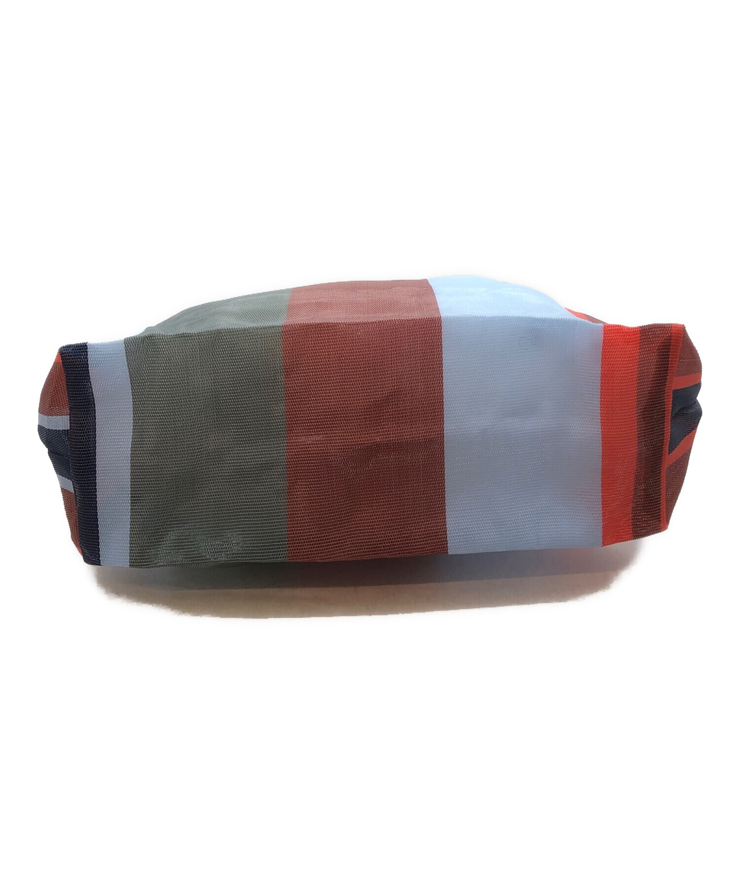 中古　マルニカフェ　バッグ　ブルー MARNI（マルニ） マルニフラワーカフェ トートバッグ MARNI FLOWER