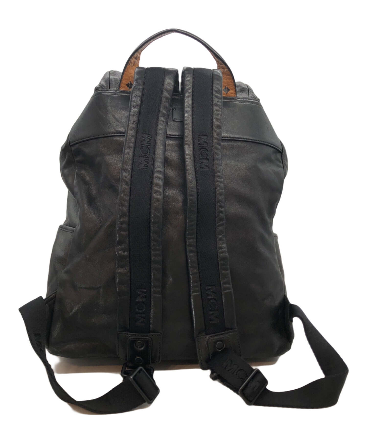 中古・古着通販】MCM (エムシーエム) リュック ブラック｜ブランド