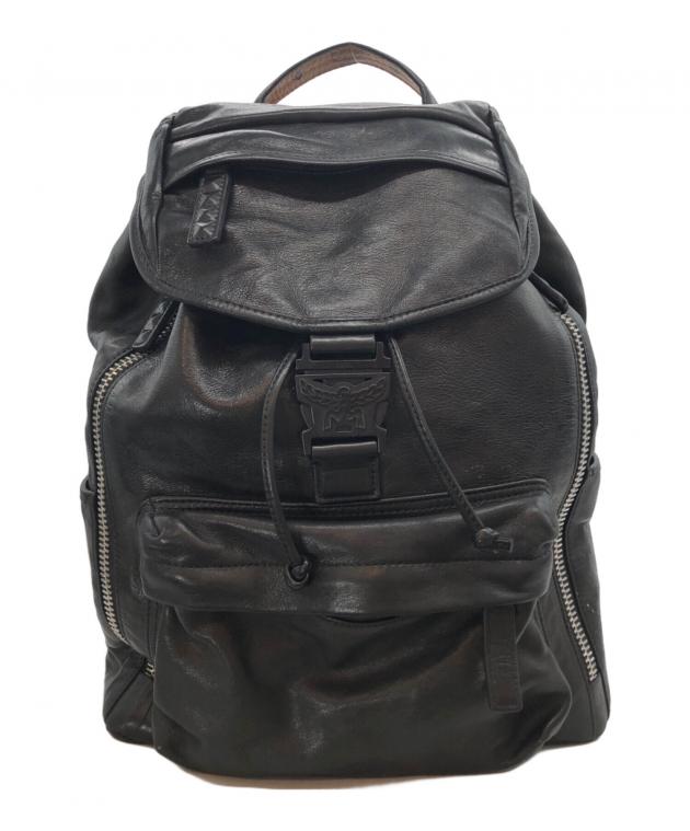 中古・古着通販】MCM (エムシーエム) リュック ブラック｜ブランド