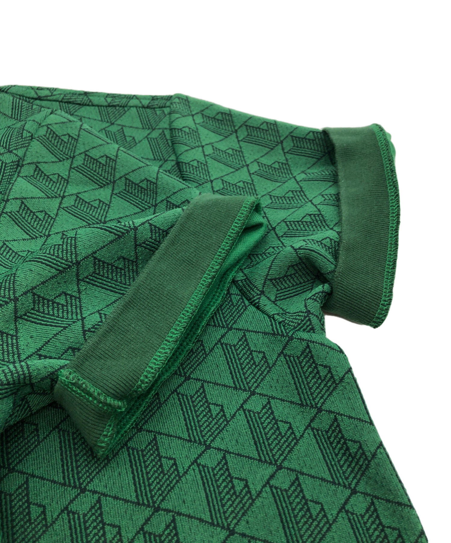 中古・古着通販】LACOSTE (ラコステ) モノグラムジャカードポロシャツ