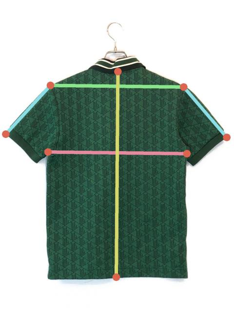 中古・古着通販】LACOSTE (ラコステ) モノグラムジャカードポロシャツ