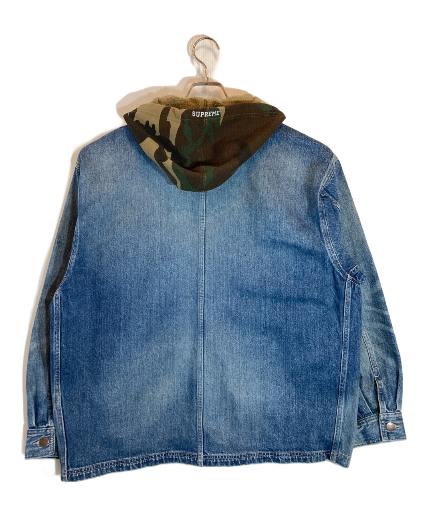 中古・古着通販】Supreme (シュプリーム) WORN HOODED CHORE COAT