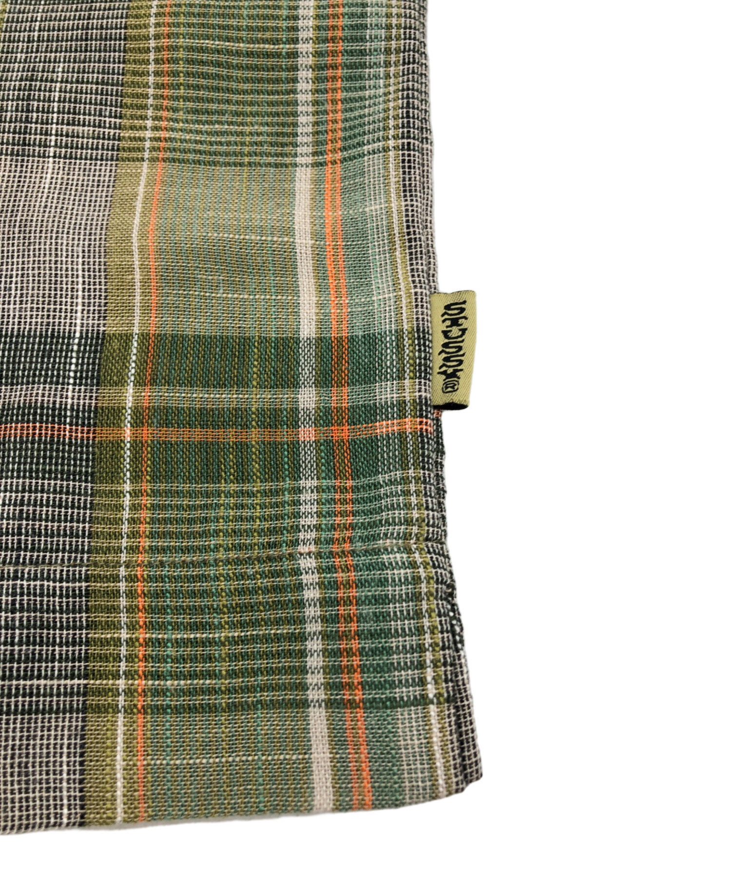 中古・古着通販】stussy (ステューシー) チェックシャツ グリーン