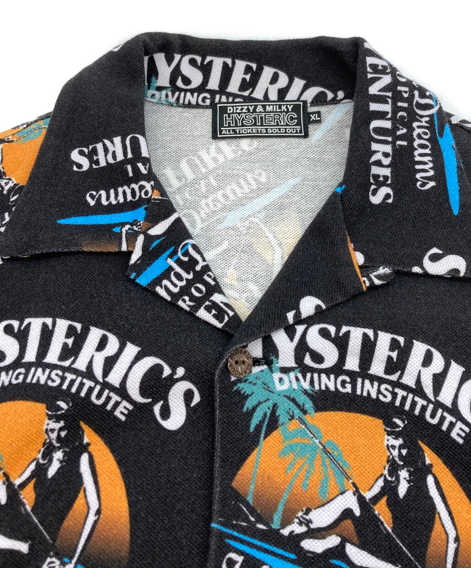 Hysteric Glamor  DREAMS柄シャツ　XL 中古・古着通販】Hysteric Glamour (ヒステリックグラマー) ISLAND