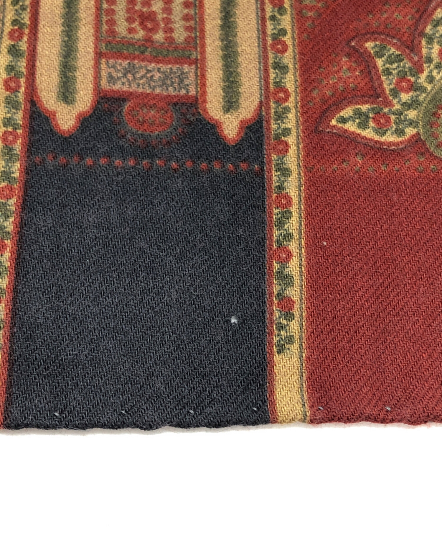 中古・古着通販】ETRO (エトロ) 大判シルクストール ブラウン サイズ