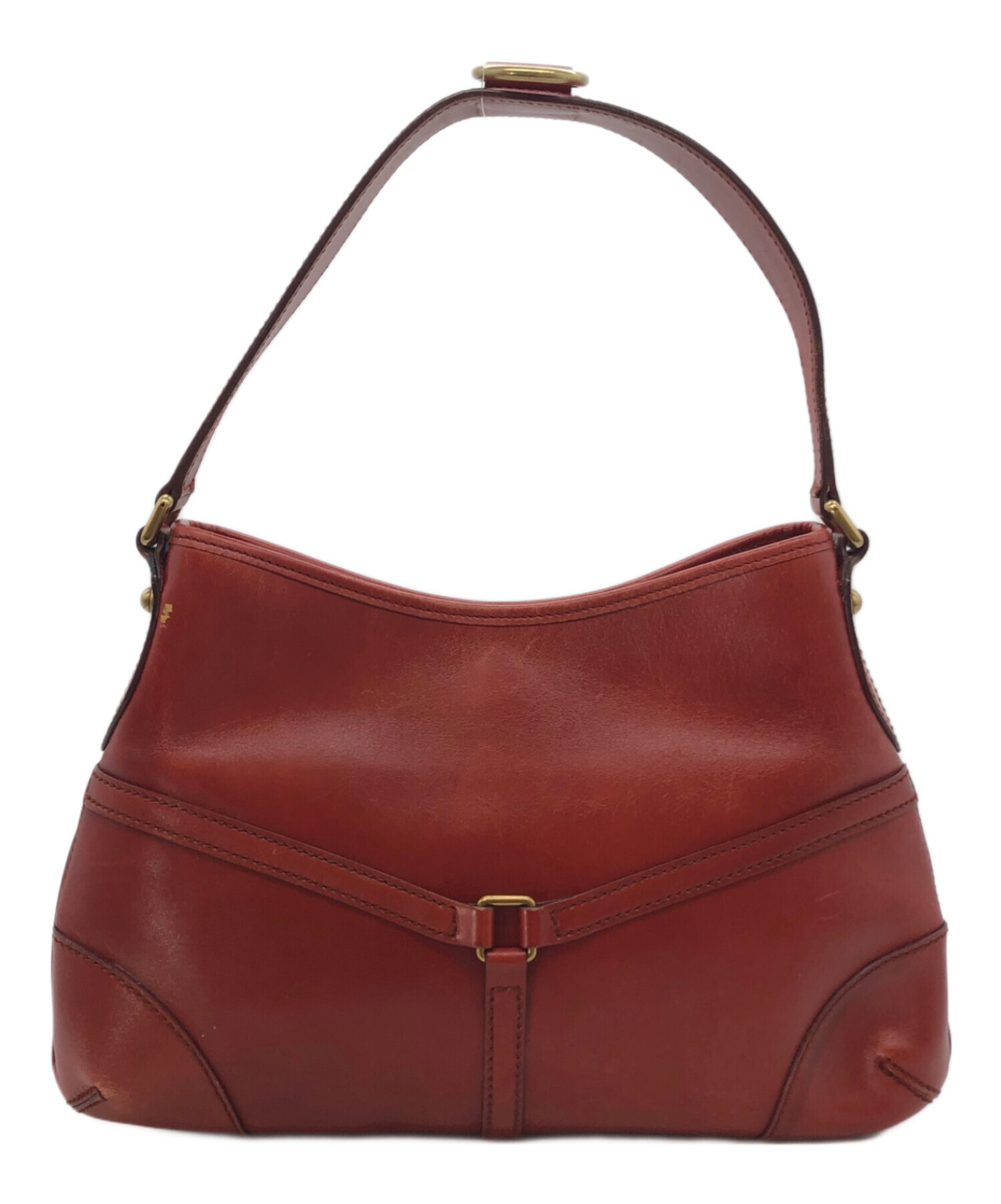 GUCCI グッチ パンプス レザー ワインレッド レディース 22.5【古着】【中古】 中古・古着通販】GUCCI (グッチ) レザーワンショルダーバッグ レッド