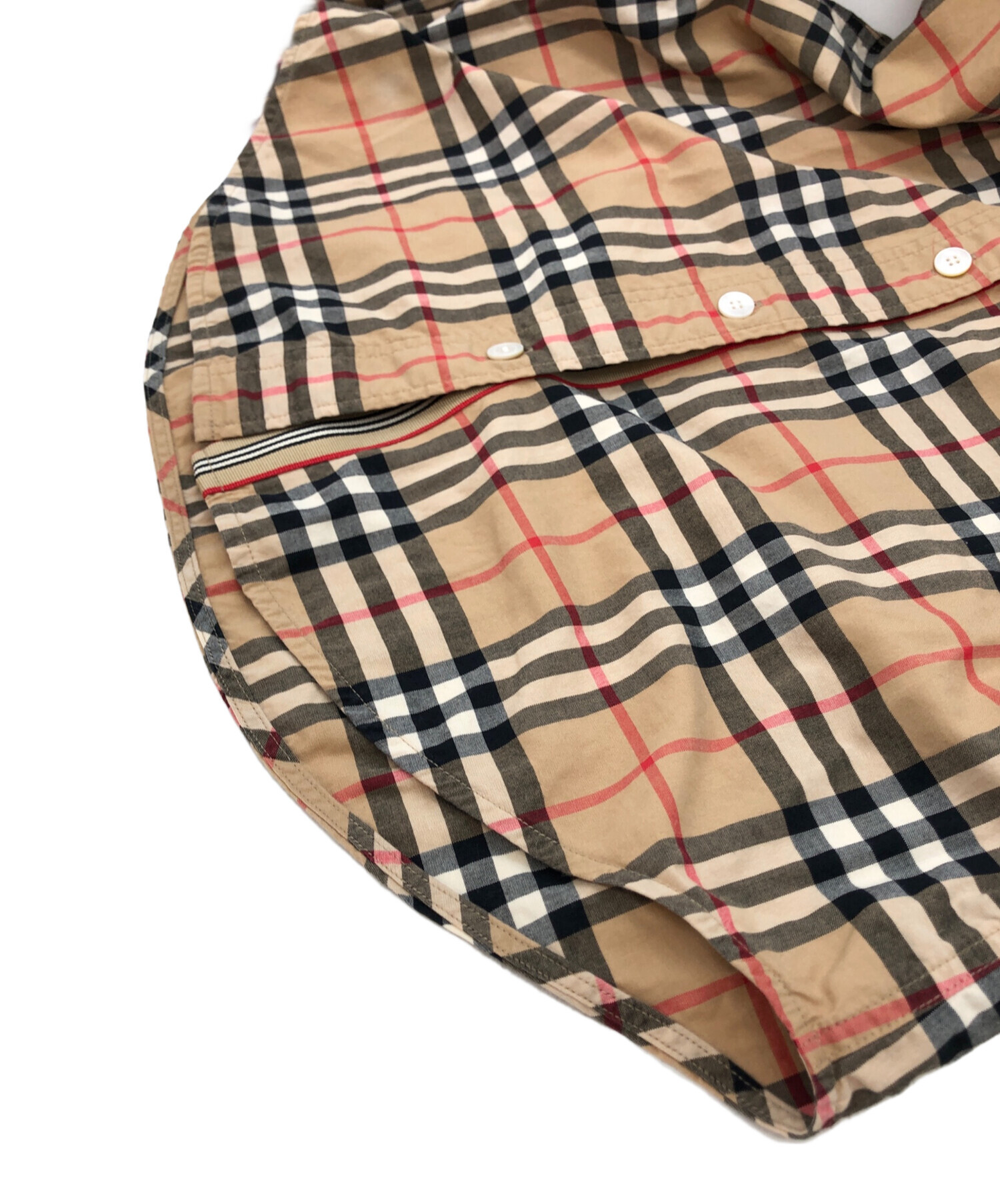 美品 バーバリー 総柄 ノバチェック ホルターネック カットソー サイズM BURBERRY ノバチェック ホルターネック タンクトップ 38 ベージュ