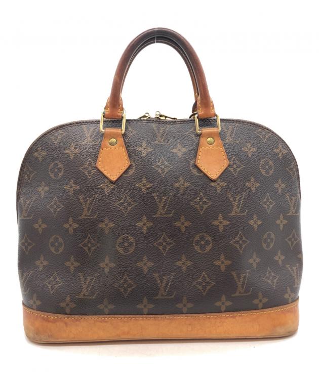 ルイ・ヴィトンのブラウンハンドバッグ 中古・古着通販】LOUIS VUITTON (ルイ ヴィトン) ハンドバッグ