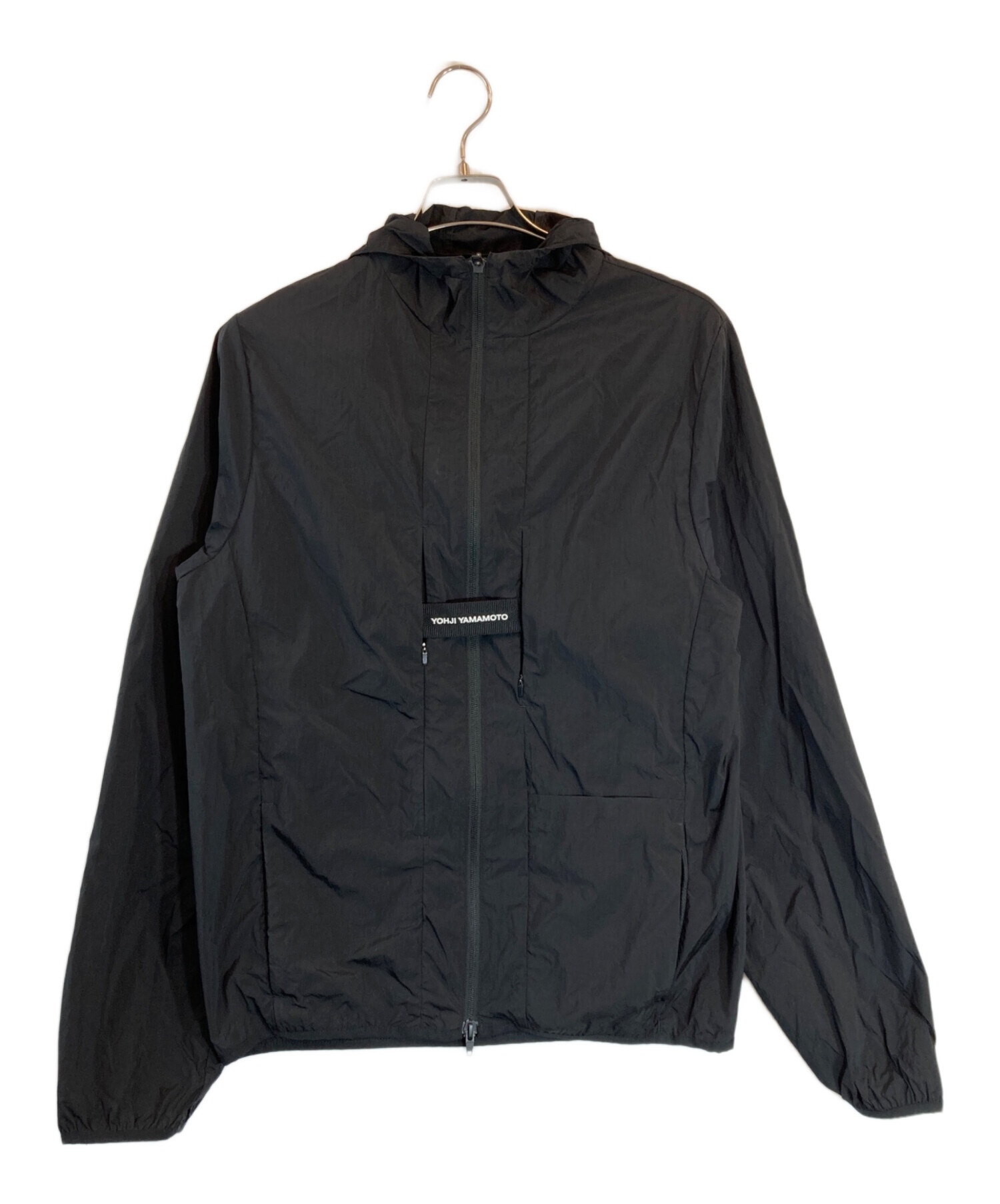 Y-3 CROSS-DYED NYLON PARKA ナイロンジャケット 中古・古着通販】Y-3 (ワイスリー) CROSS-DYED NYLON PARKA ブラック