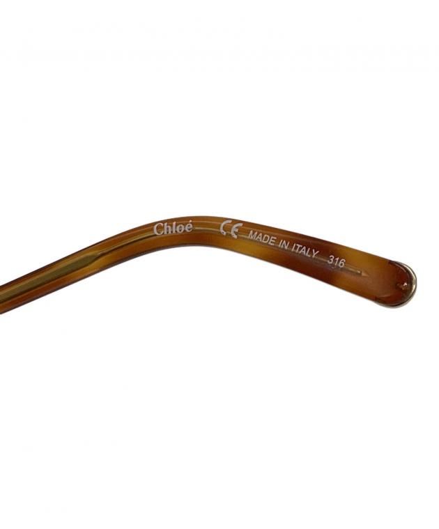 中古・古着通販】Chloe (クロエ) サングラス ゴールド サイズ:60□18