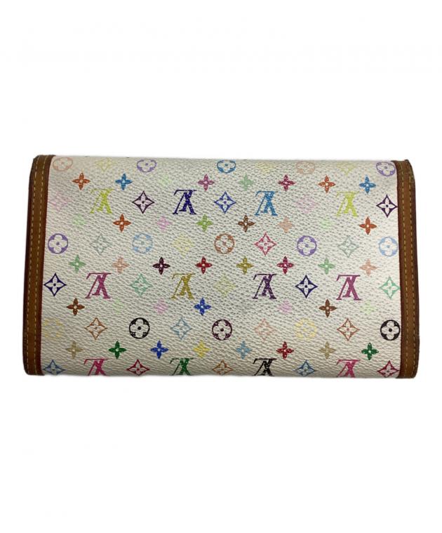 LOUIS VUITTON ルイヴィトン 財布・ケース  白 【古着】【中古】【送料無料】 中古・古着通販】LOUIS VUITTON (ルイ ヴィトン) LVヴェルティカル