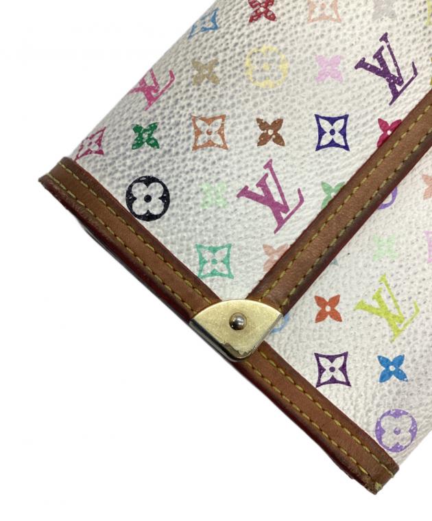 LOUIS VUITTON  長財布 中古・古着通販】LOUIS VUITTON (ルイ ヴィトン) 長財布 ホワイト