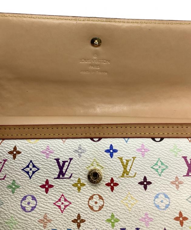 LOUIS VUITTON  長財布 中古・古着通販】LOUIS VUITTON (ルイ ヴィトン) 長財布 ホワイト