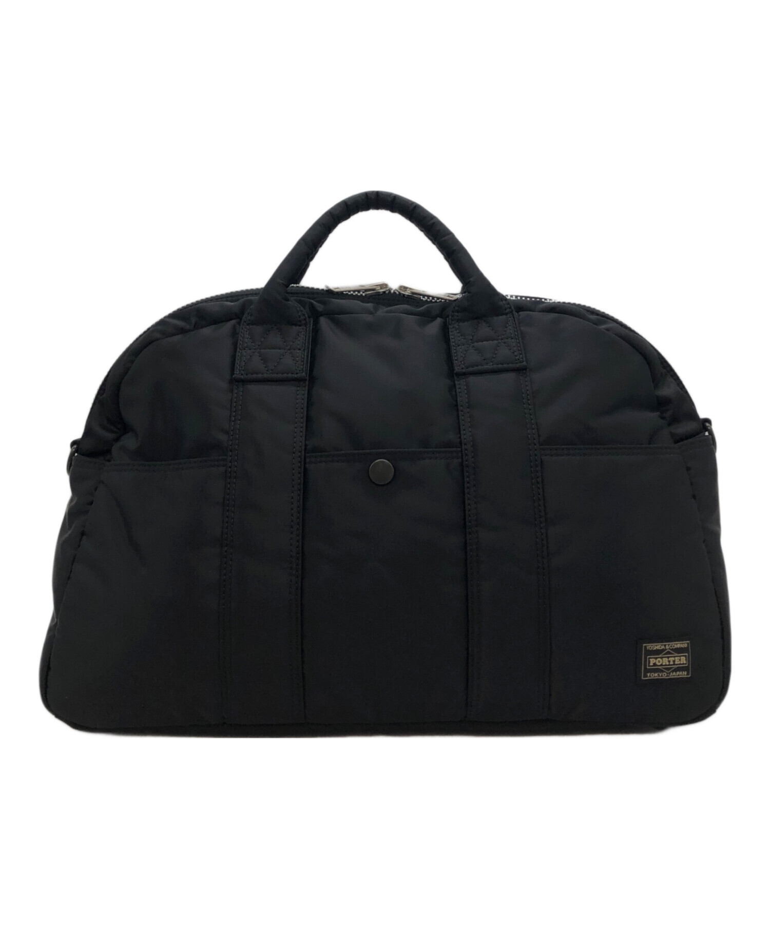 中古)poter ポーター　タンカー ボストンバック 中古・古着通販】PORTER (ポーター) タンカーボストンバッグ ブラック