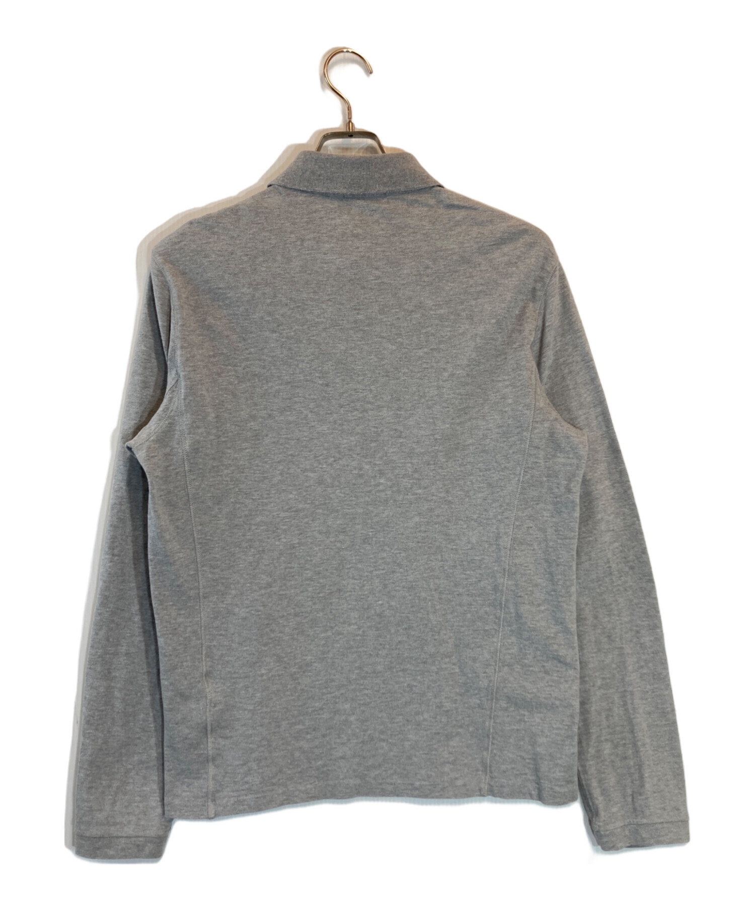 STONE  グレー 長袖ポロシャツ 中古・古着通販】STONE ISLAND (ストーンアイランド) COMPASS パッチ