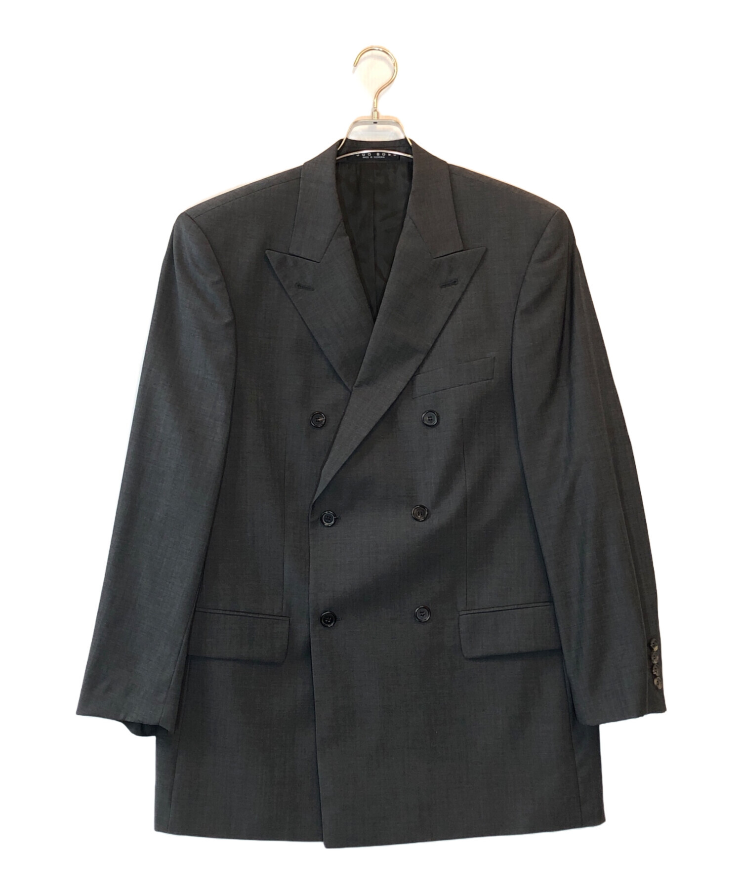 中古・古着通販】HUGO BOSS (ヒューゴ ボス) ダブルジャケット グレー