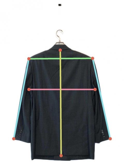 中古・古着通販】HUGO BOSS (ヒューゴ ボス) ダブルジャケット グレー