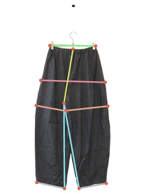 中古・古着通販】Curensology (カレンソロジー) ウールドロストパンツ