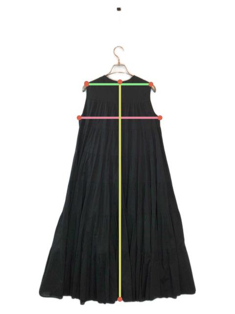 中古・古着通販】MARIHA (マリハ) ノースリーブティアードワンピース