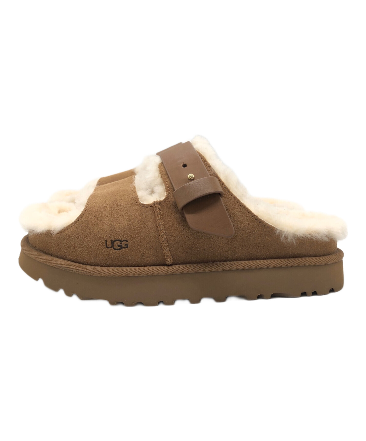 中古・古着通販】UGG (アグ) W GREENPORT STRAP SLIDE ベージュ サイズ