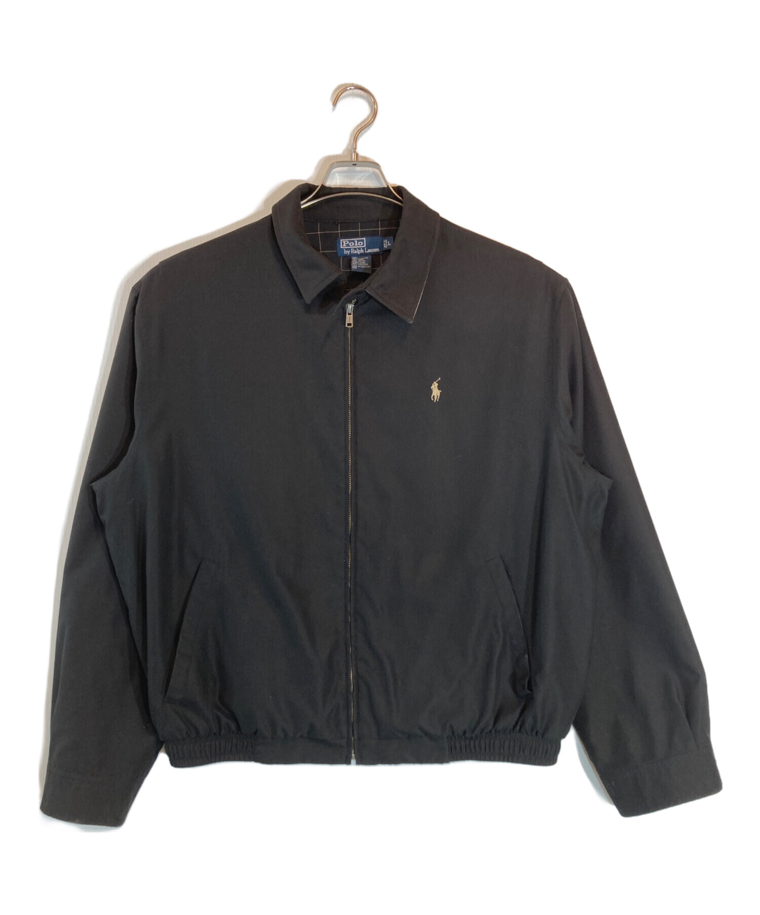 N*a様 ラルフローレン 古着 スウィングトップ ブラック L フェード 中古・古着通販】POLO RALPH LAUREN (ポロ・ラルフローレン) スイング