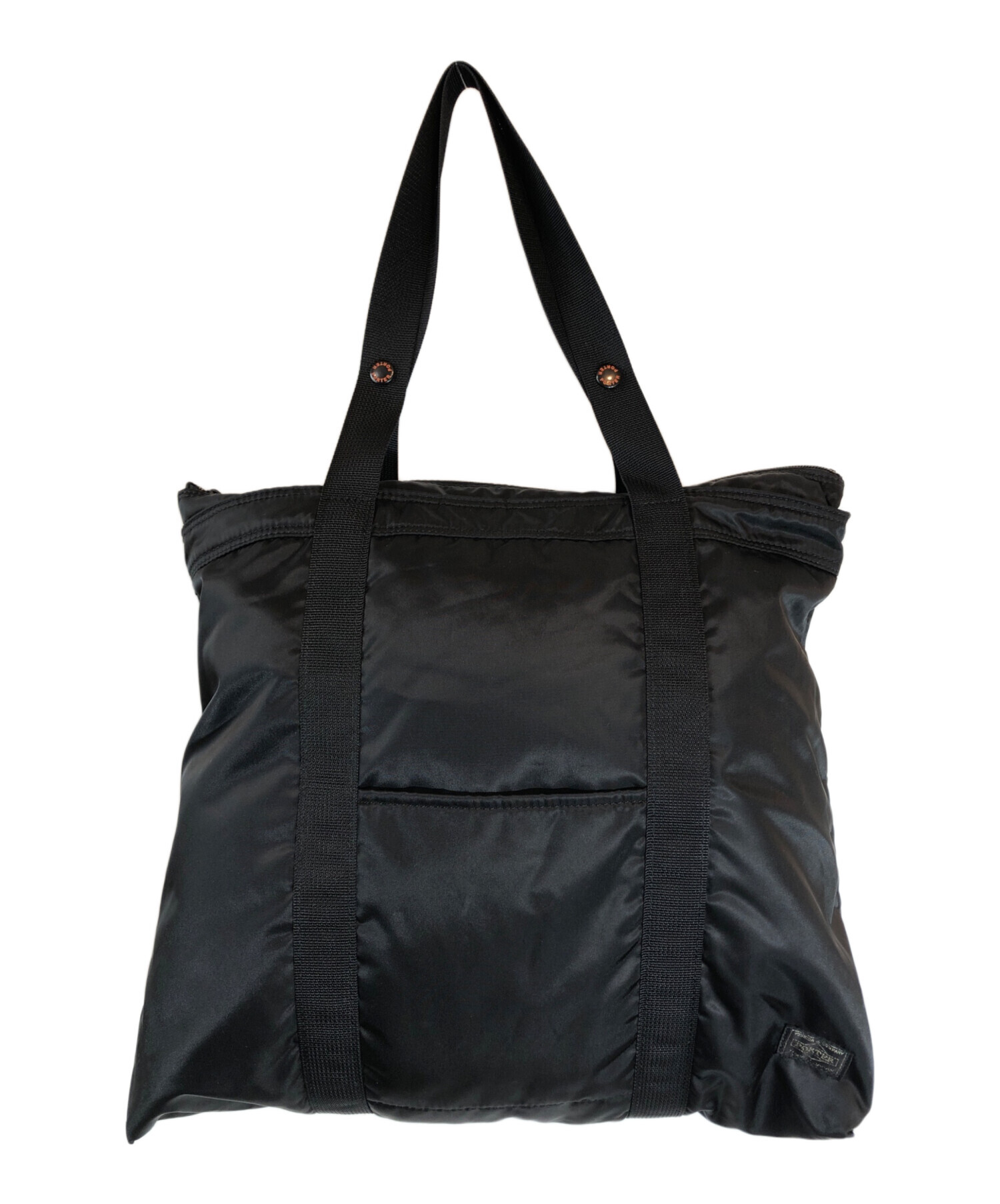 た*か様 PORTER 黒 ナイロン トートバッグ 中古・古着通販】PORTER (ポーター) ナイロントートバッグ ブラック
