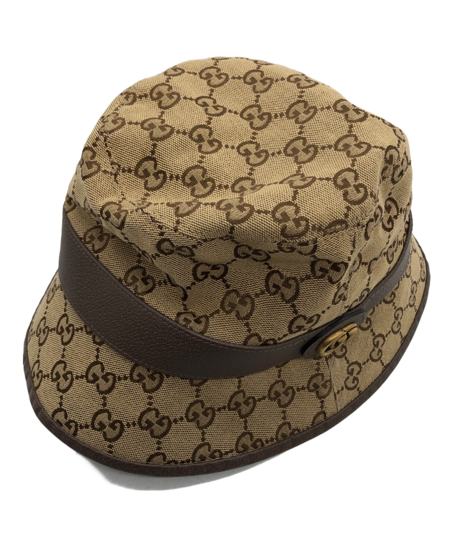 中古・古着通販】GUCCI (グッチ) バケットハット ブラウン サイズ:M