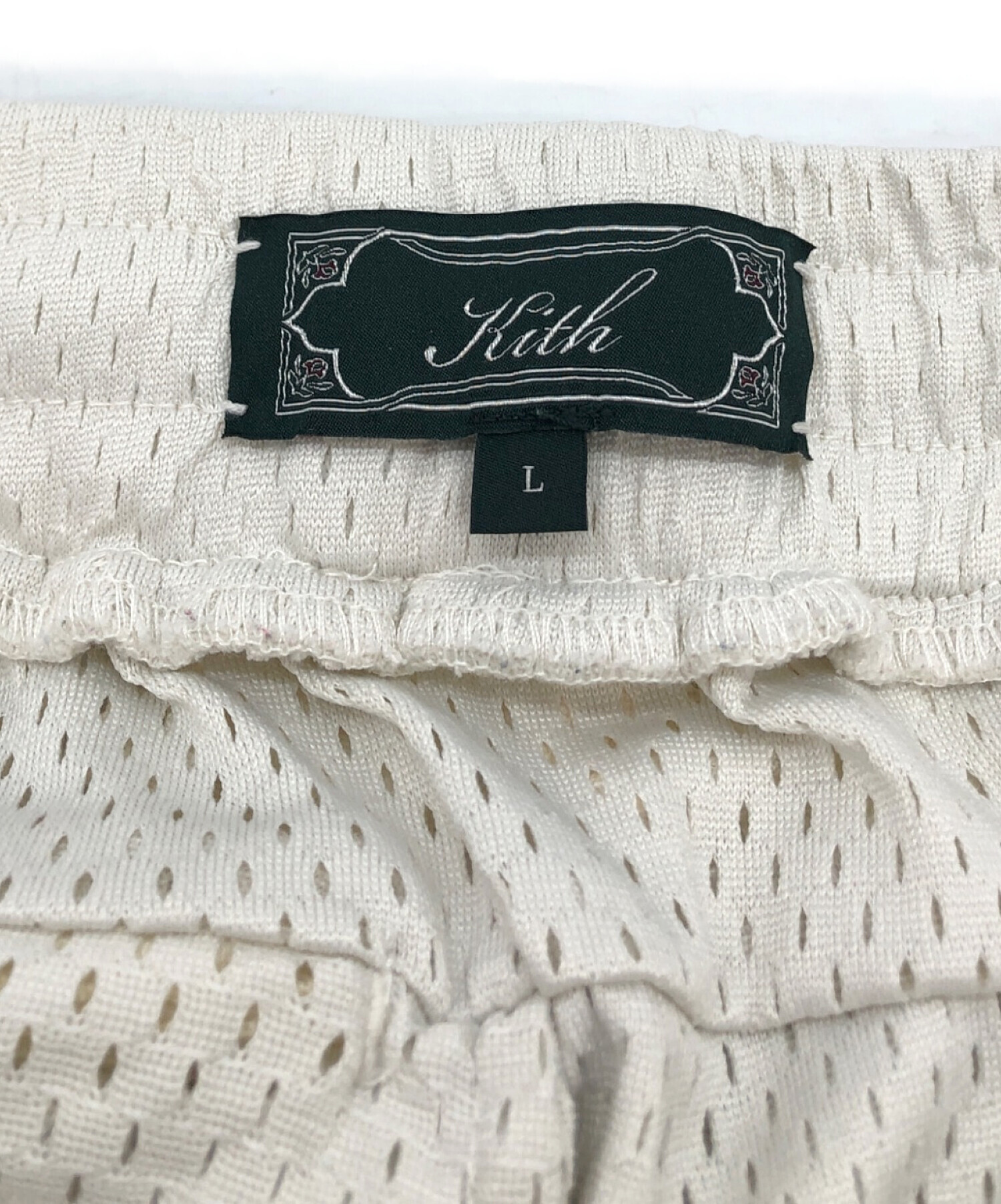 中古・古着通販】KITH (キス) ハーフパンツ ホワイト サイズ:L