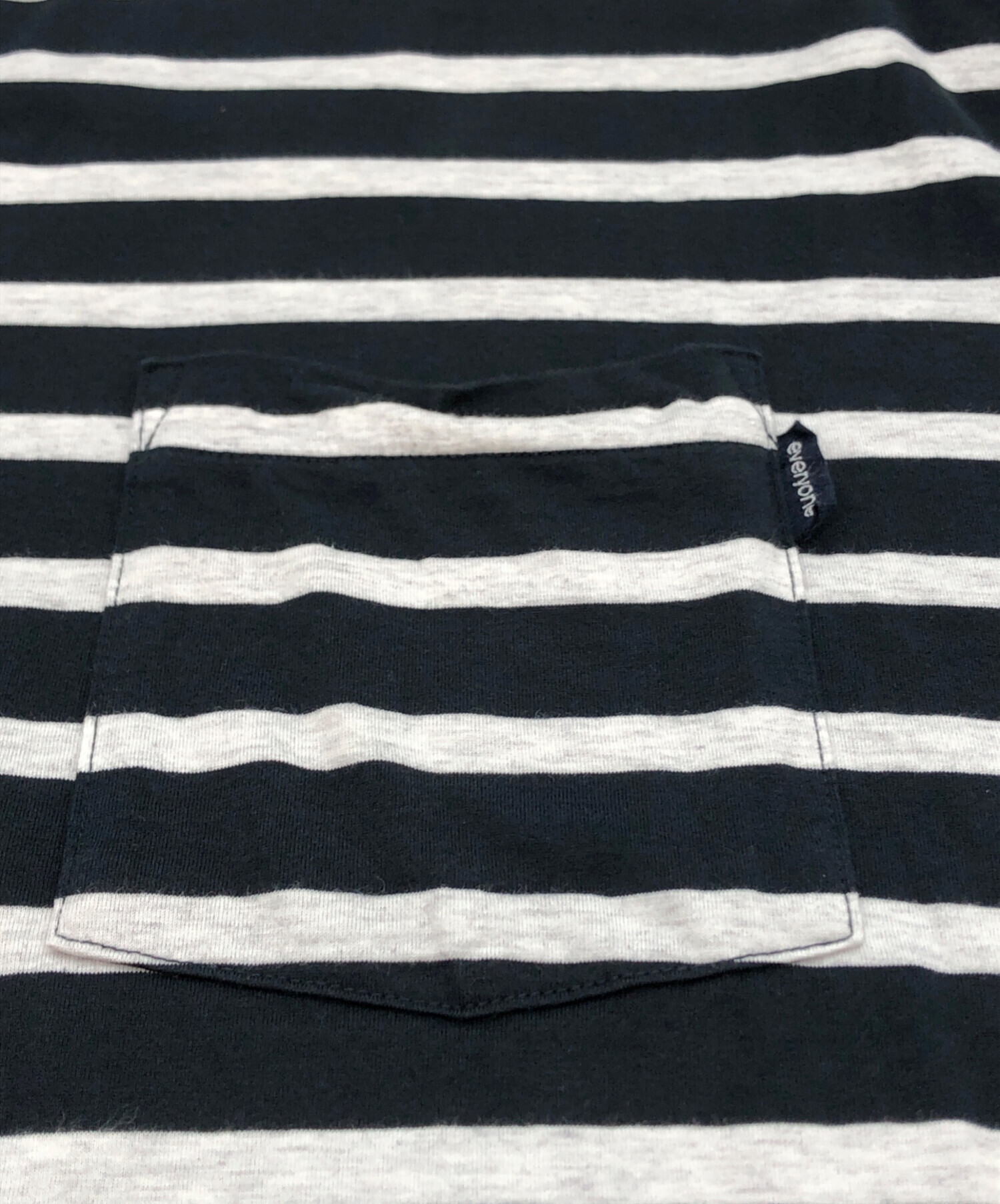 中古・古着通販】everyone (エブリワン) border short sleeve tee