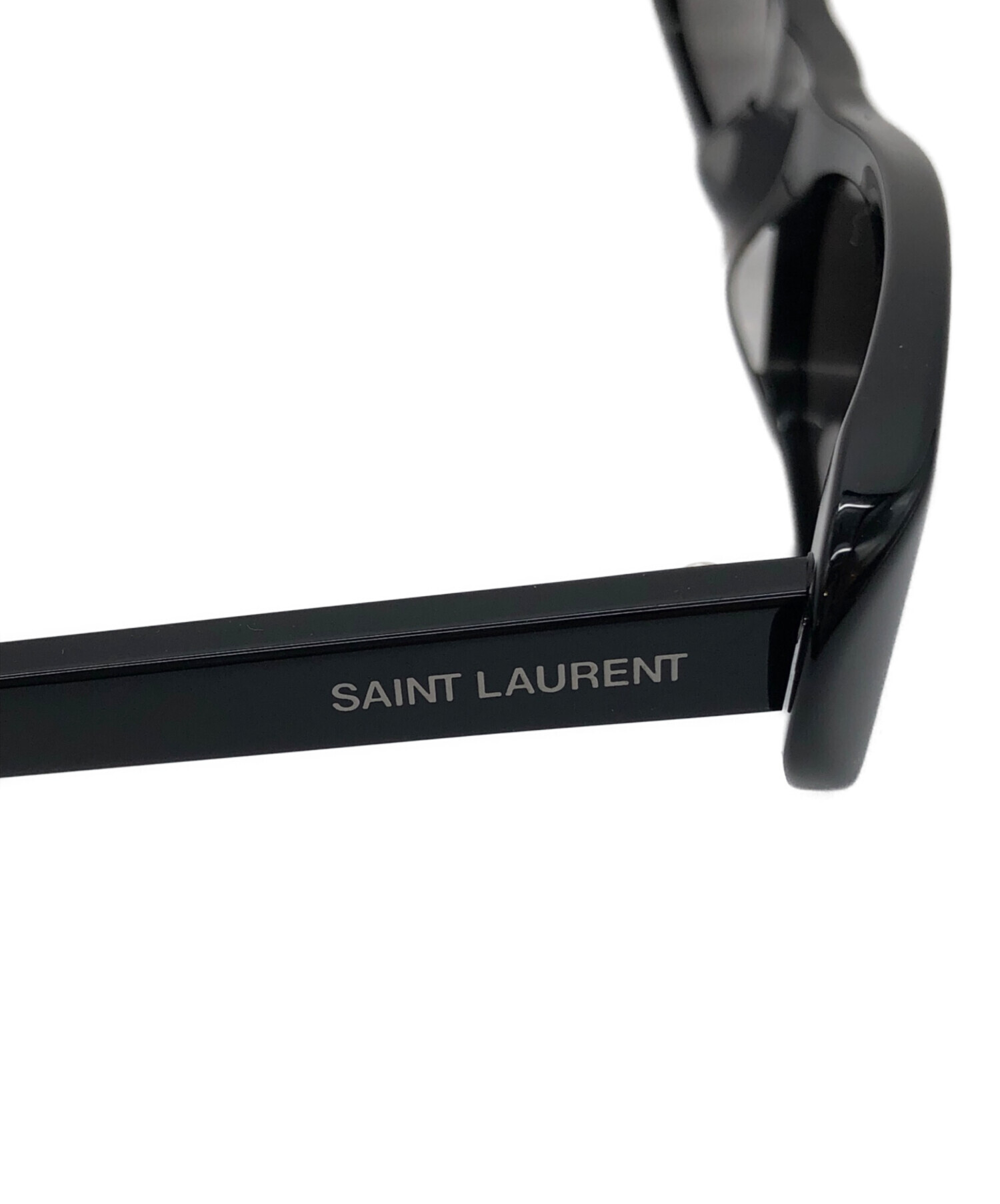 SAINT LAURENT PARIS サングラス ブラック 中古・古着通販】Saint Laurent Paris (サンローランパリ) サングラス