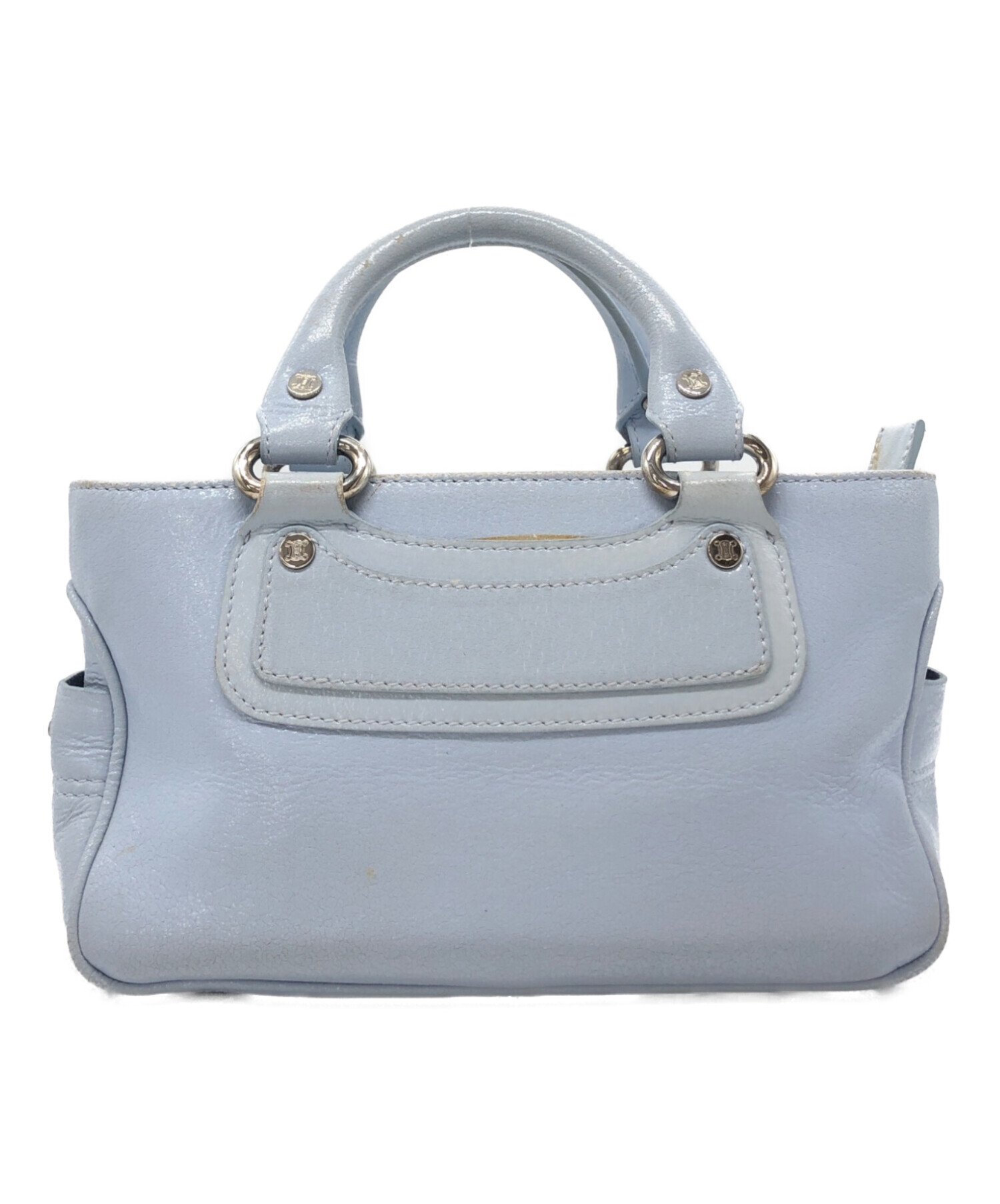 中古・古着通販】CELINE (セリーヌ) ミニブギーバッグ ブルー