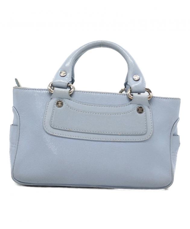 CELINE セリーヌ ブギーバッグ ブルーグレー 中古・古着通販】CELINE (セリーヌ) ミニブギーバッグ ブルー