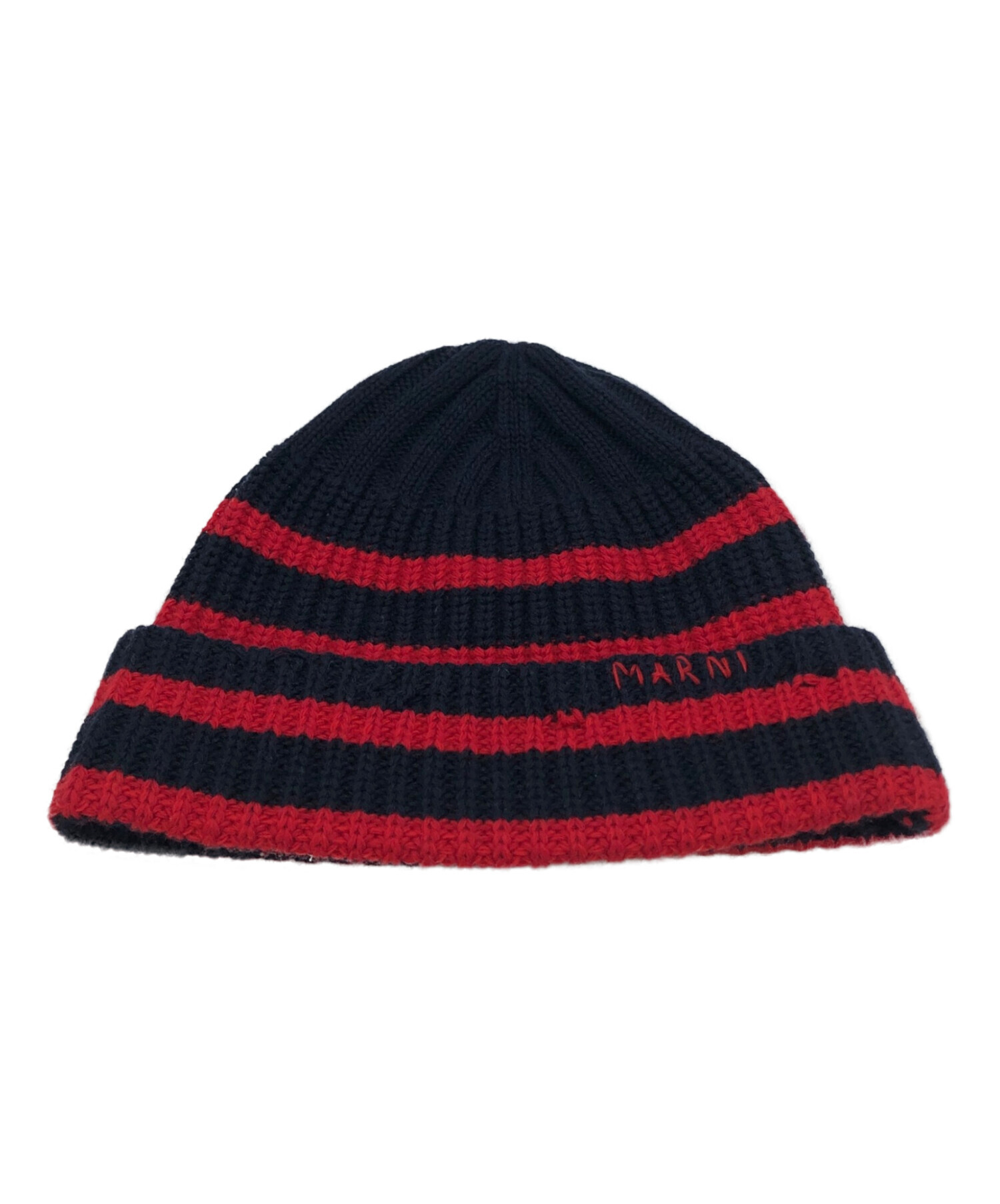 中古・古着通販】MARNI (マルニ) Wool Beanie ネイビー サイズ:L