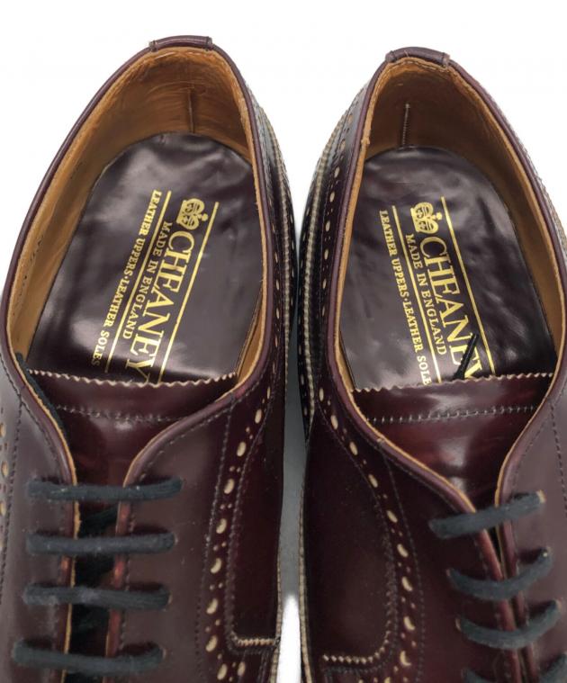 中古・古着通販】CHEANEY (チーニー) ウィングチップシューズ ブラウン