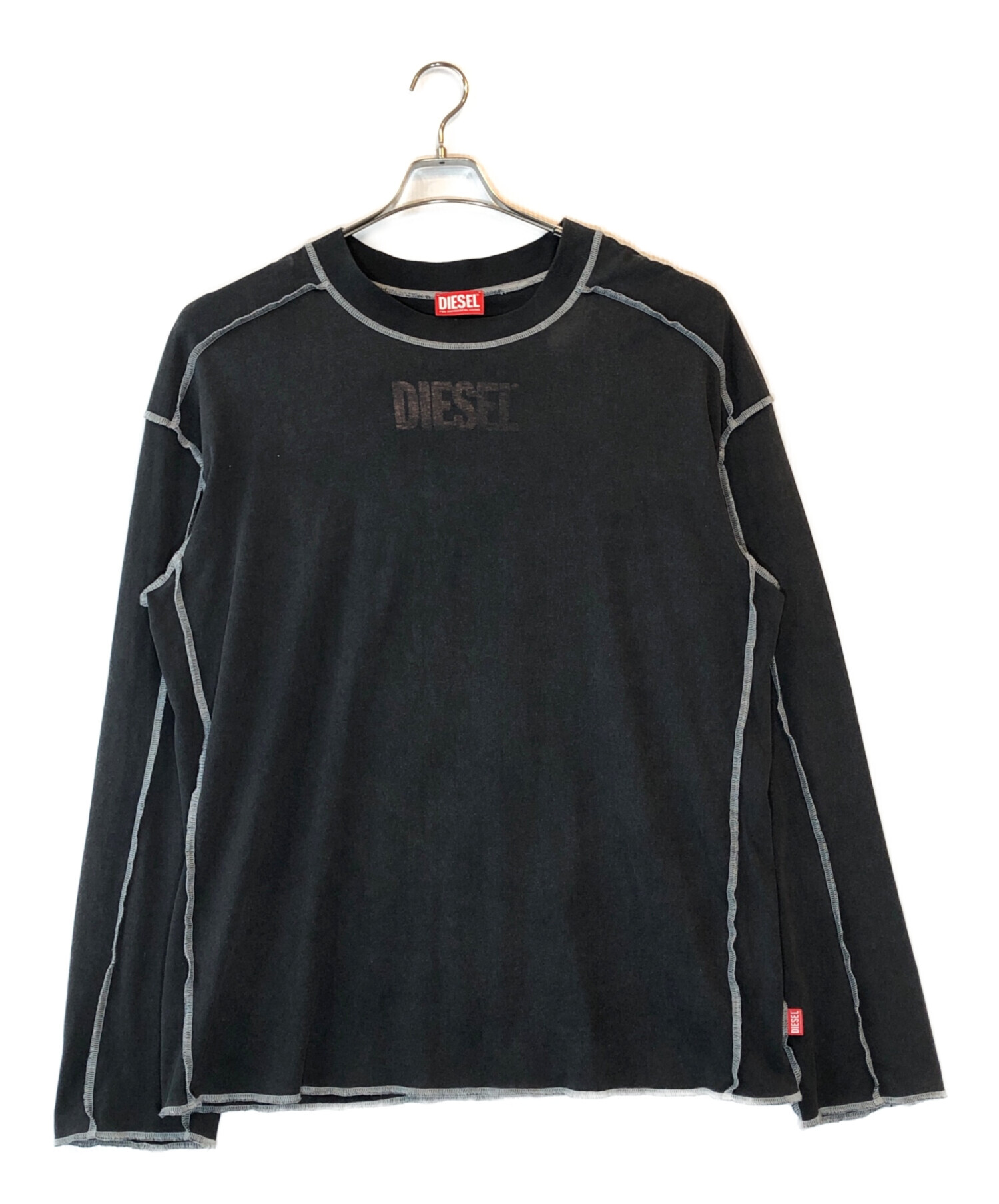 中古・古着通販】DIESEL (ディーゼル) T-CRAOR-LS ブラック サイズ:L 