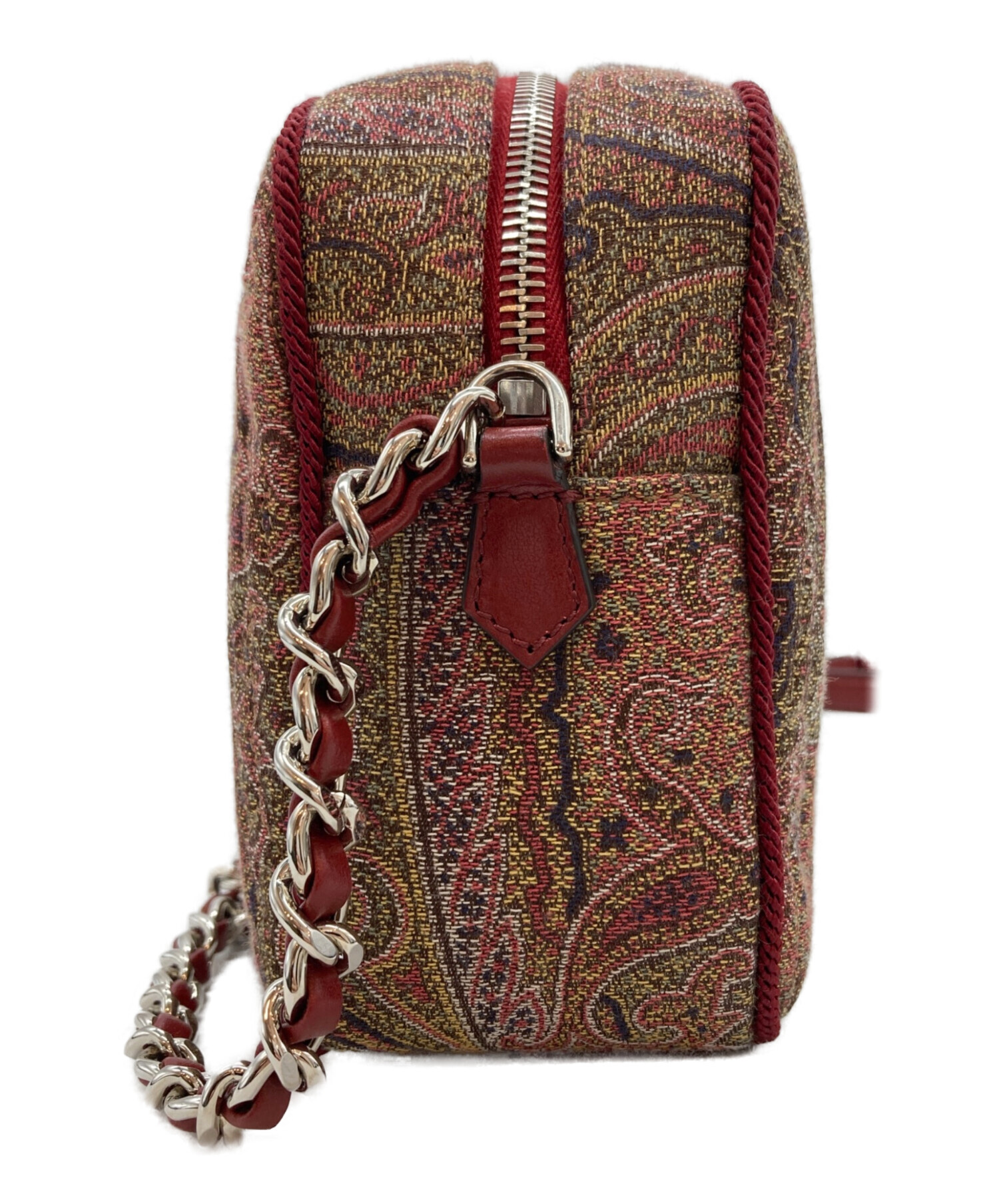 中古・古着通販】ETRO (エトロ) ペイズリー柄チェーンショルダーバッグ