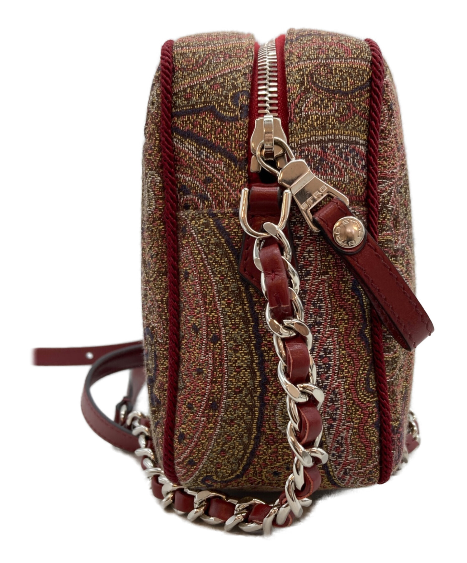 中古・古着通販】ETRO (エトロ) ペイズリー柄チェーンショルダーバッグ