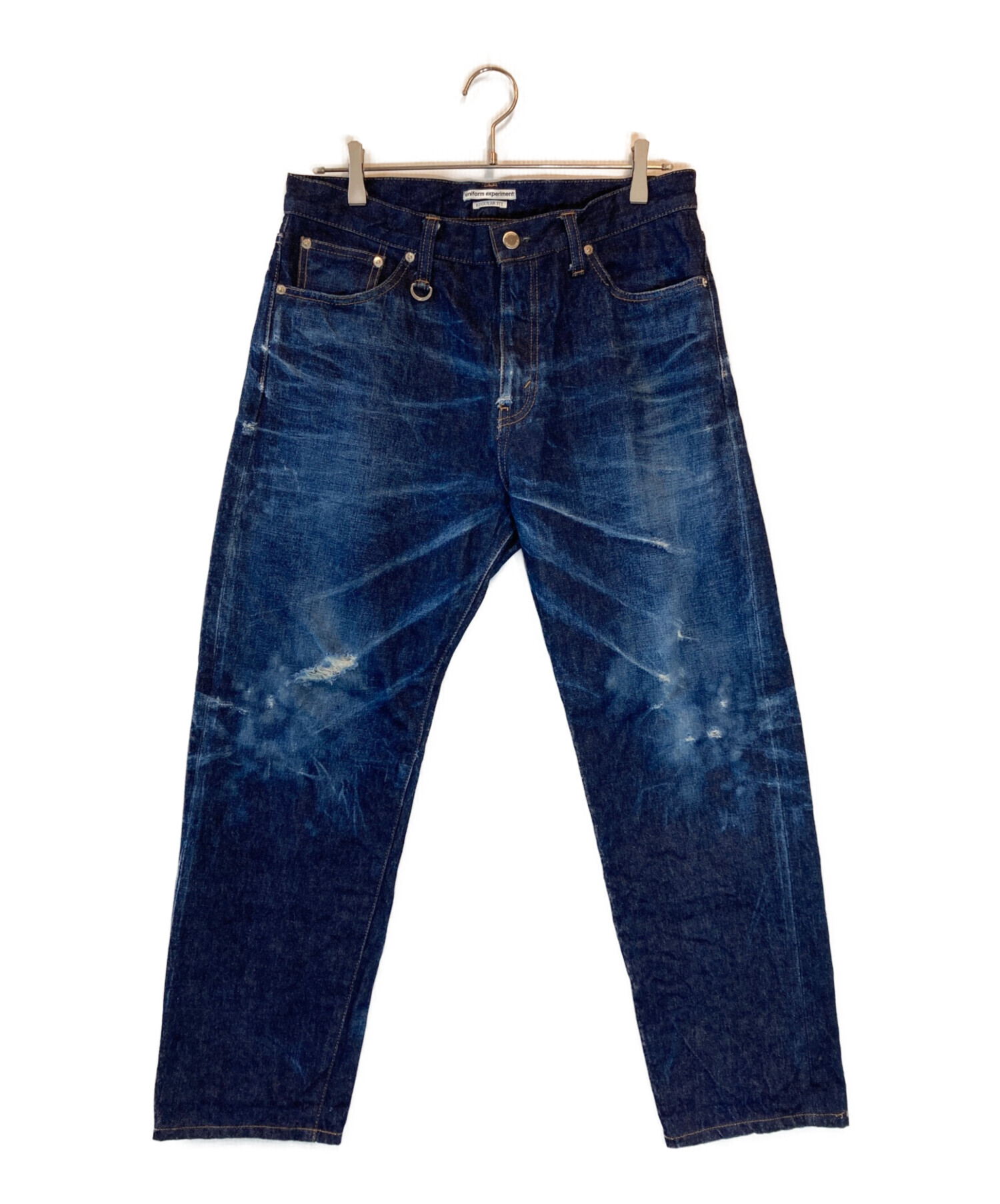 【マスターマインド】 極美品 uniform experiment デニム 中古・古着通販】uniform experiment (ユニフォームエクスペリメント