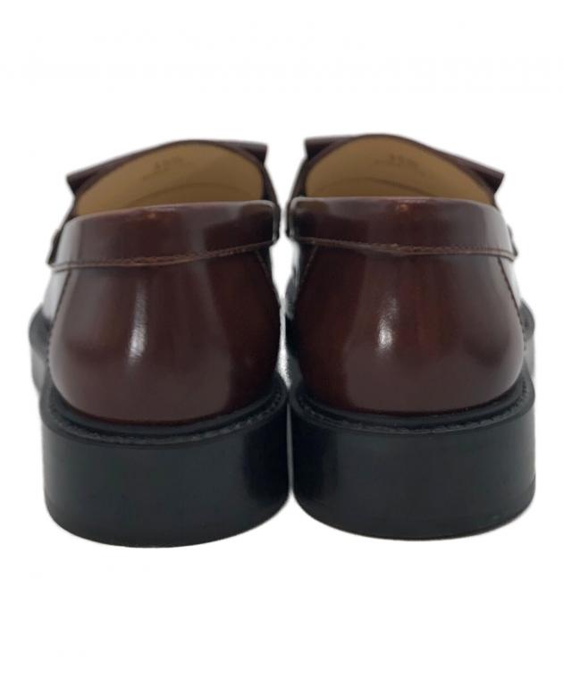 中古・古着通販】TOD'S (トッズ) フリンジローファー ブラウン サイズ