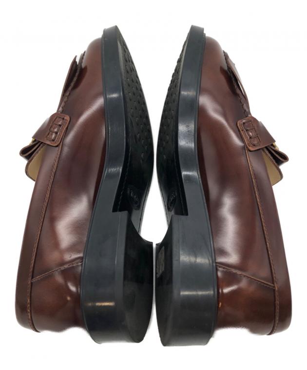中古・古着通販】TOD'S (トッズ) フリンジローファー ブラウン サイズ