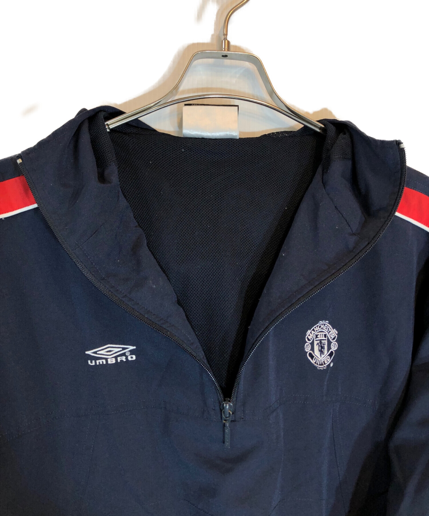 turtle2728 希少古着UMBROアノラックパーカー好配色マルチカラ 中古・古着通販】UMBRO (アンブロ) アノラックパーカー ブルー サイズ